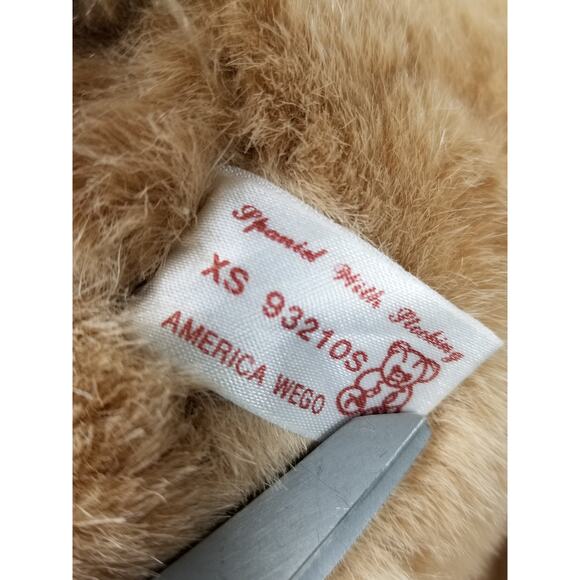 Cocker Spaniel Dog 1968 Stuffed Animal 11" America Wego Plush Animal Korea Vtg - Picture 12 of 13